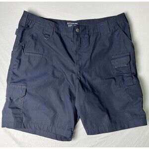 Mens 5.11 Tactical Taclite Utility Shorts Cargo‎ Pockets Sz 40 Navy Blue